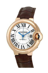 Cartier Ballon Bleu 33Mm Rose Gold On Strap W6920097 Watch